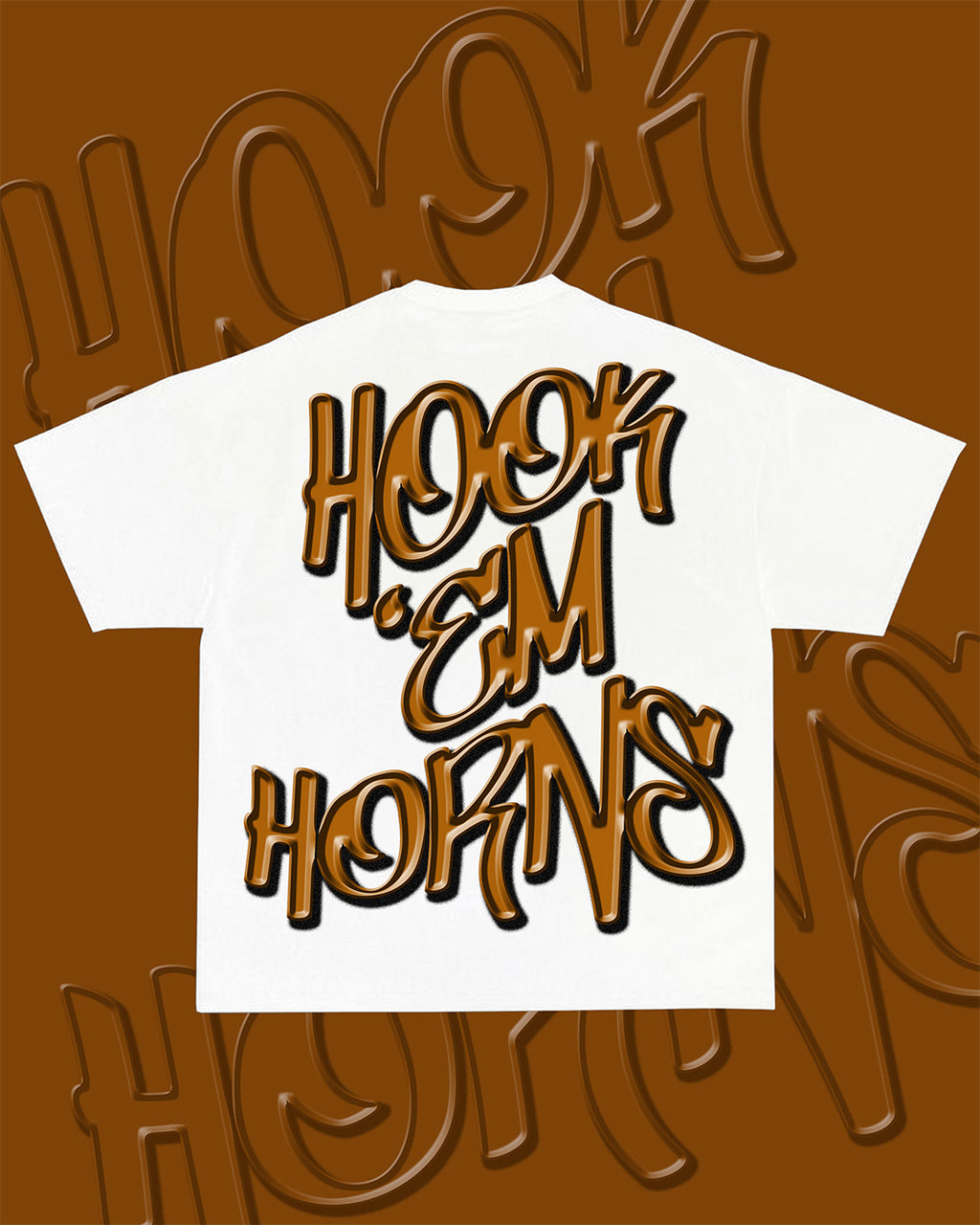 'Hook Em' Boxy Tee